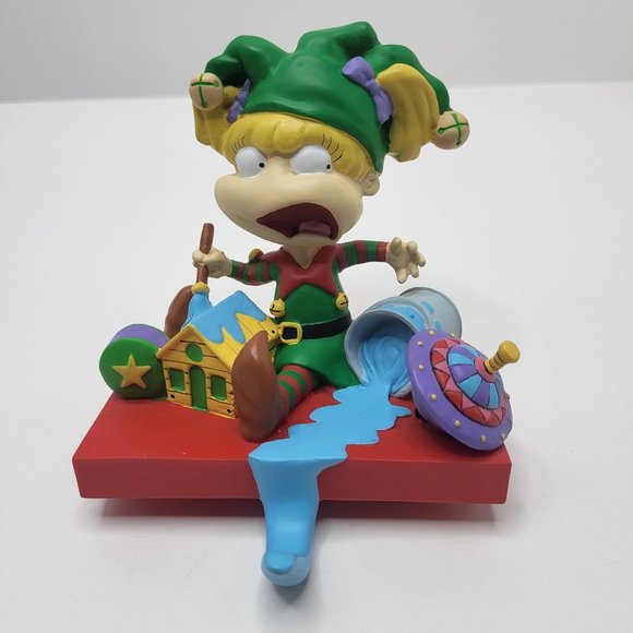 Rugrats Angelica Christmas Stocking Hanger Nickelodeon Cartoons w/Original Packa - Picture 2 of 12